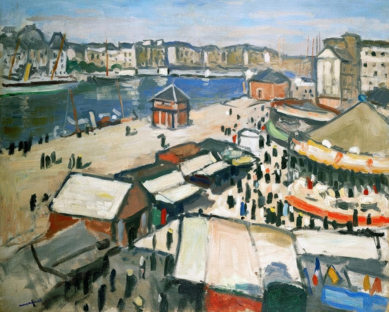 Festa di paese da Albert Marquet