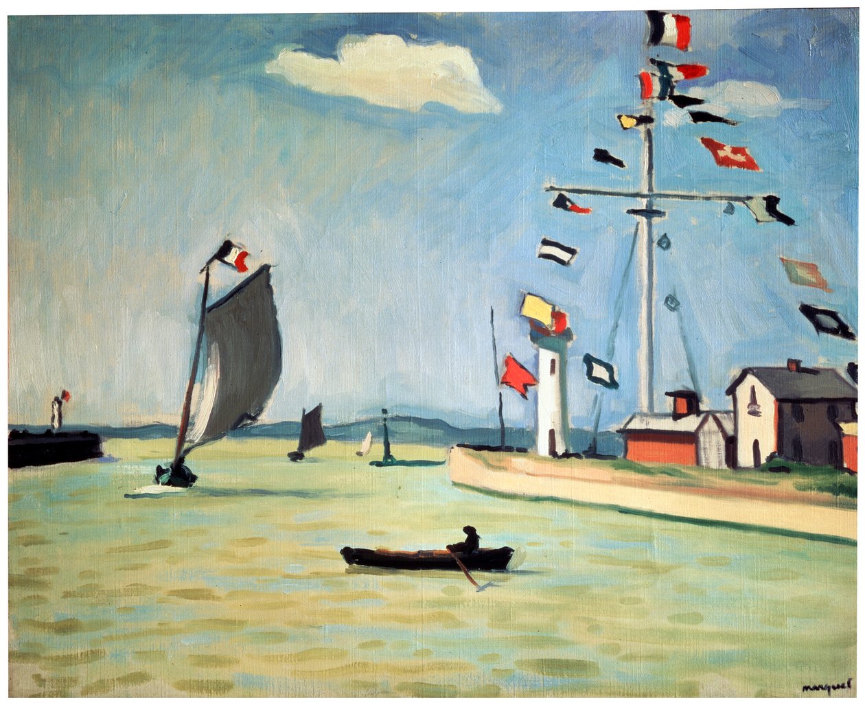Porto di Honfleur, c1911 da Albert Marquet