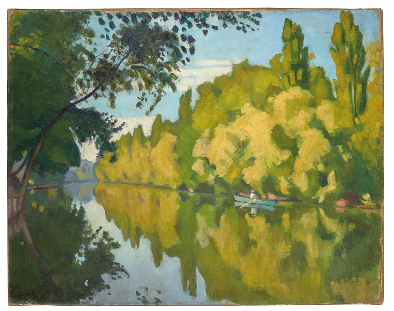 La Varenne Sainte-Hilaire, la barca da Albert Marquet