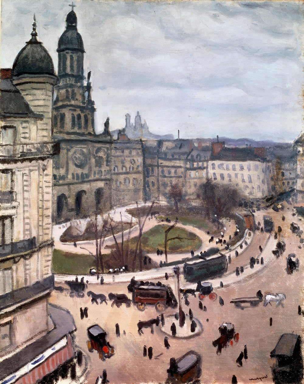 Place de la Trinité a Parigi, 1911 da Albert Marquet