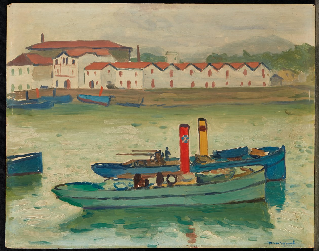 Saint-Jean-de-Luz, barca da pesca da Albert Marquet