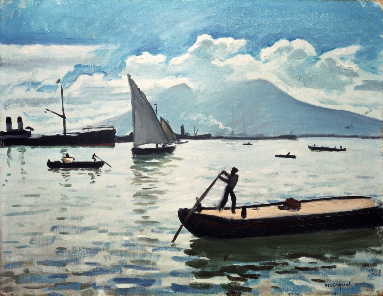 La Baia di Napoli, 1909 da Albert Marquet