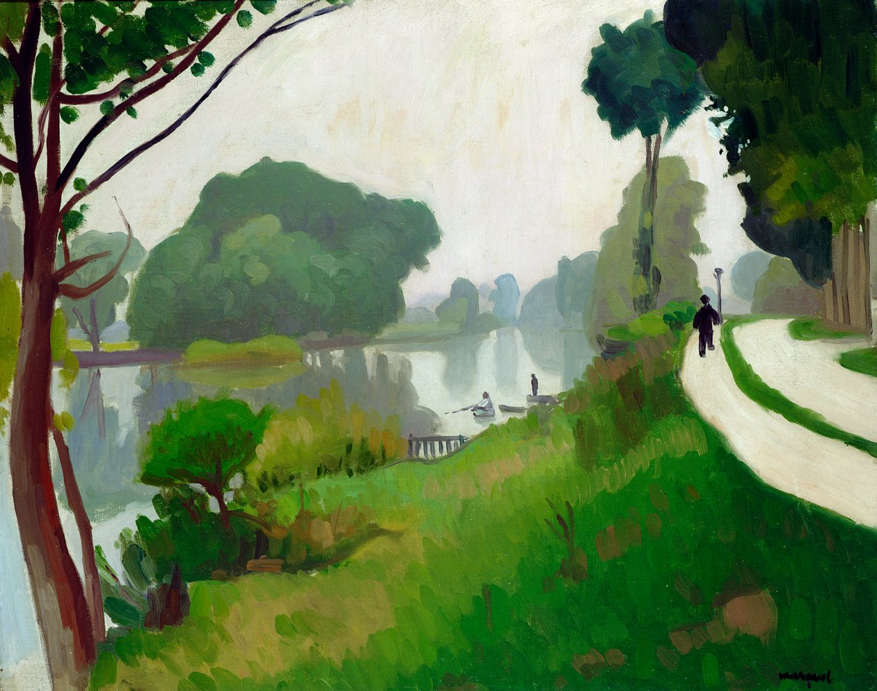 La Marna a Varenne-Saint-Hilaire da Albert Marquet