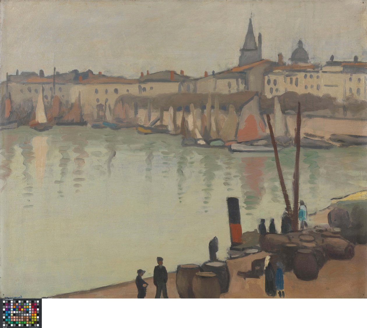 Il porto di La Rochelle da Albert Marquet