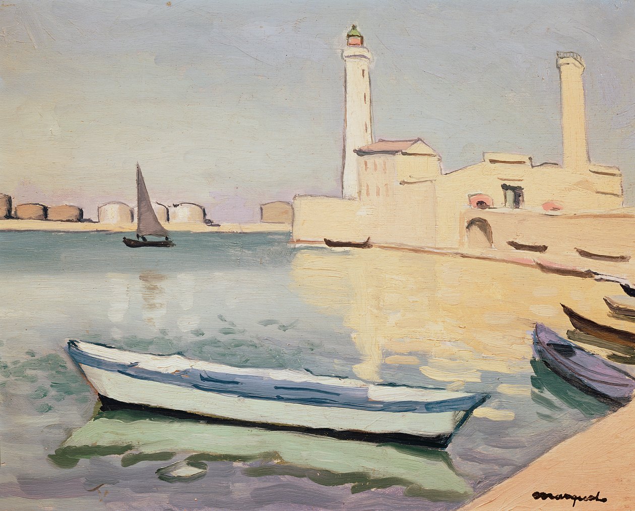 Il porto di Sete da Albert Marquet