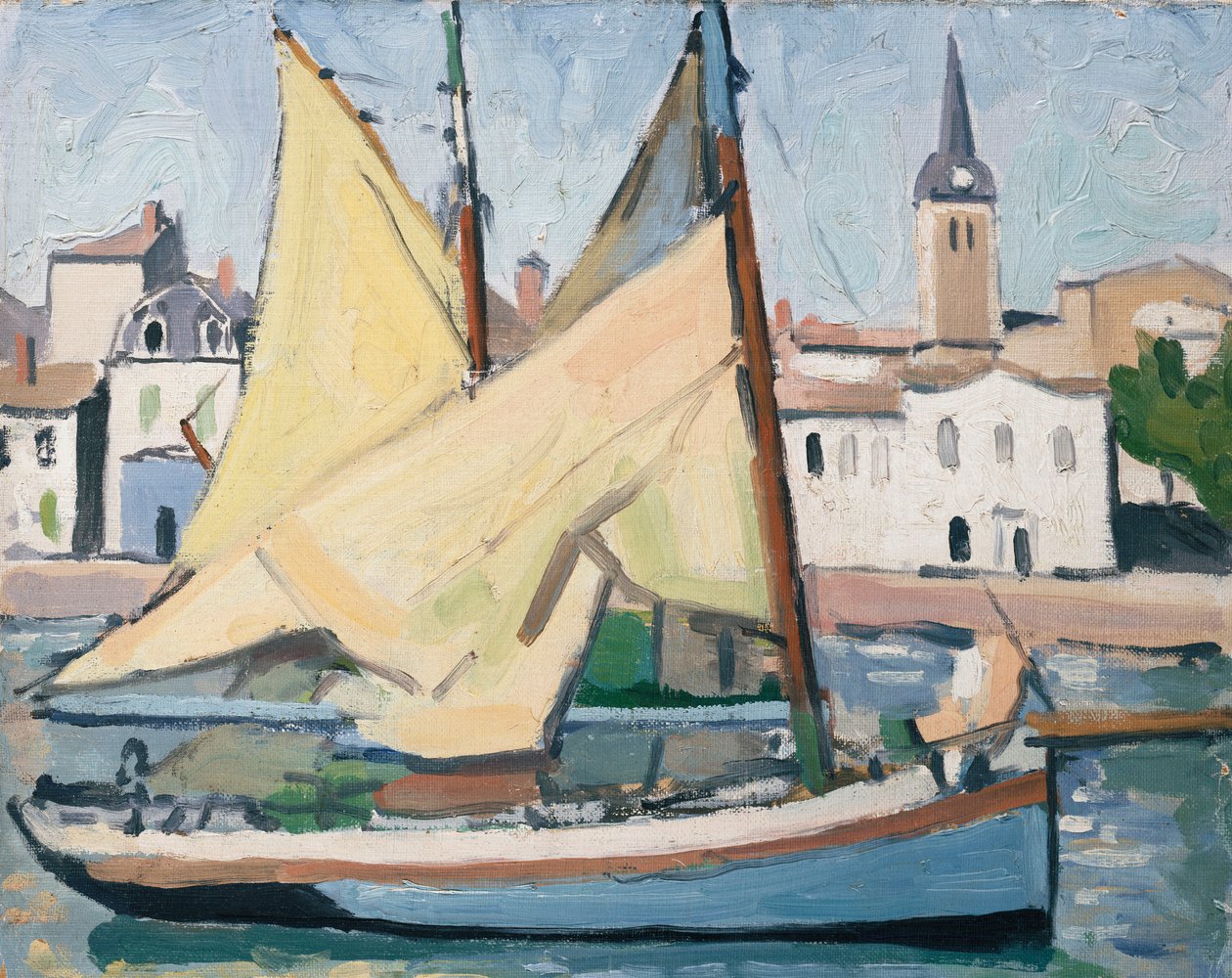 Lo yacht e la chiesa, La Chaume da Albert Marquet