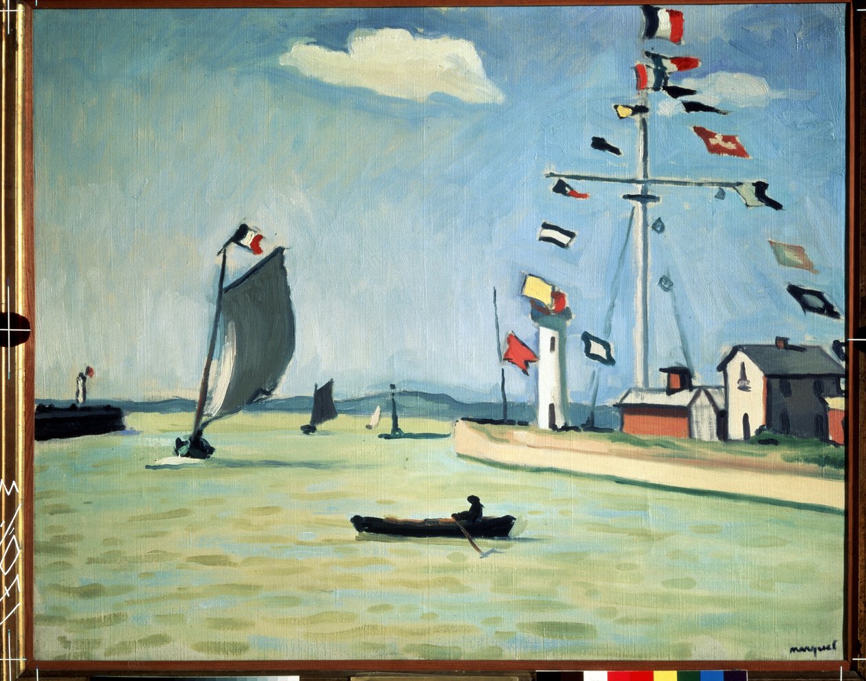 Il porto di Honfleur in Normandia da Albert Marquet