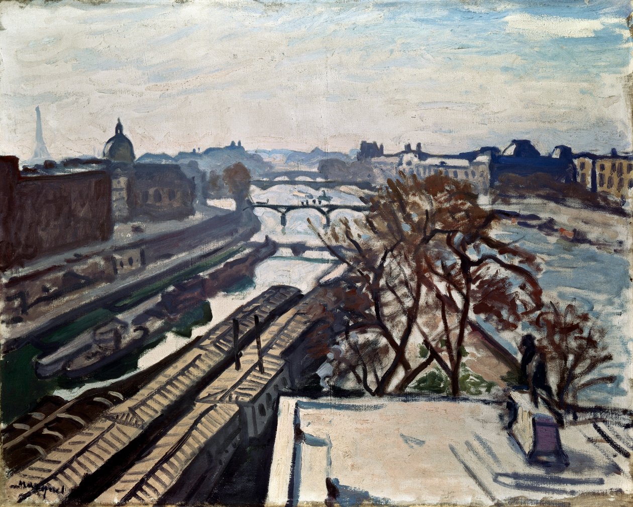 Veduta della Senna e della statua di Enrico IV, c1906 da Albert Marquet