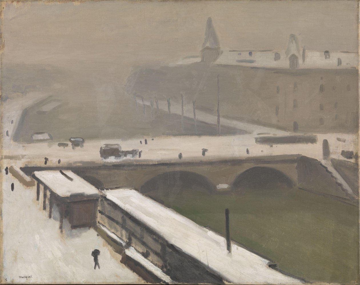 Inverno sulla Senna, c.1900-16 da Albert Marquet
