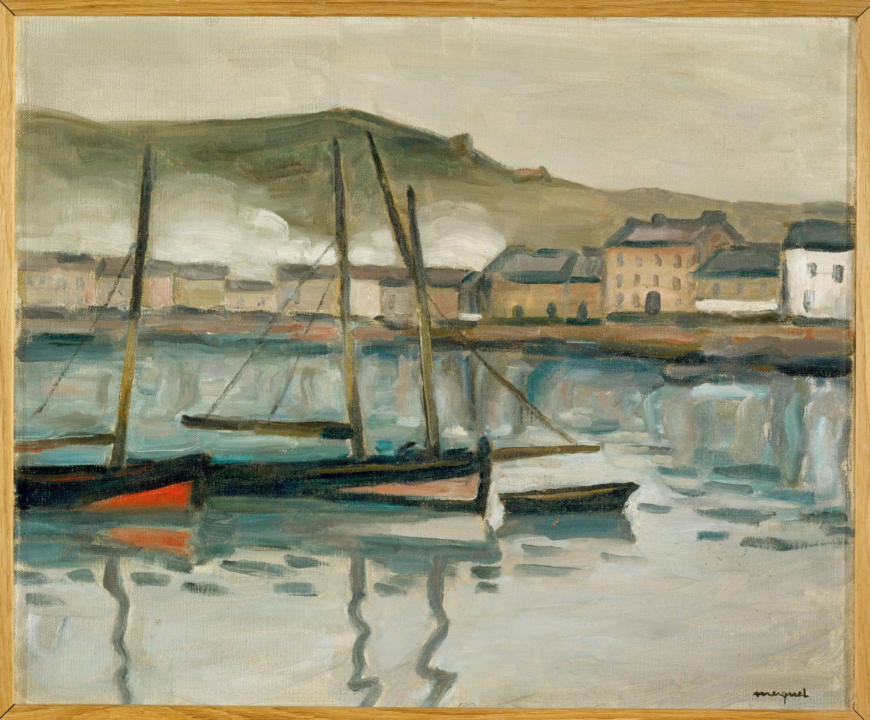il porto di Fecamp, Normandia (olio su tela) da Albert Marquet