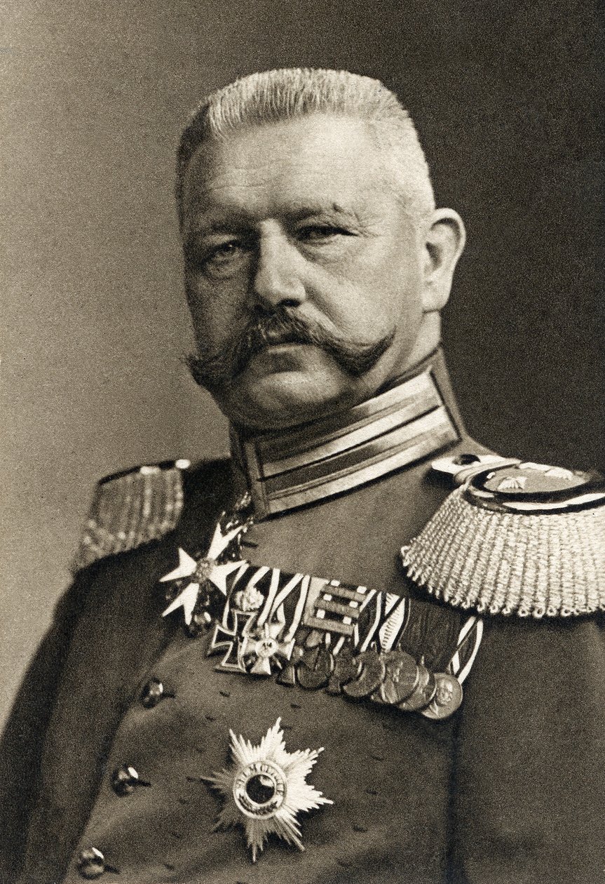 Generale Feldmaresciallo von Hindenburg, 1923 da Albert Meyer