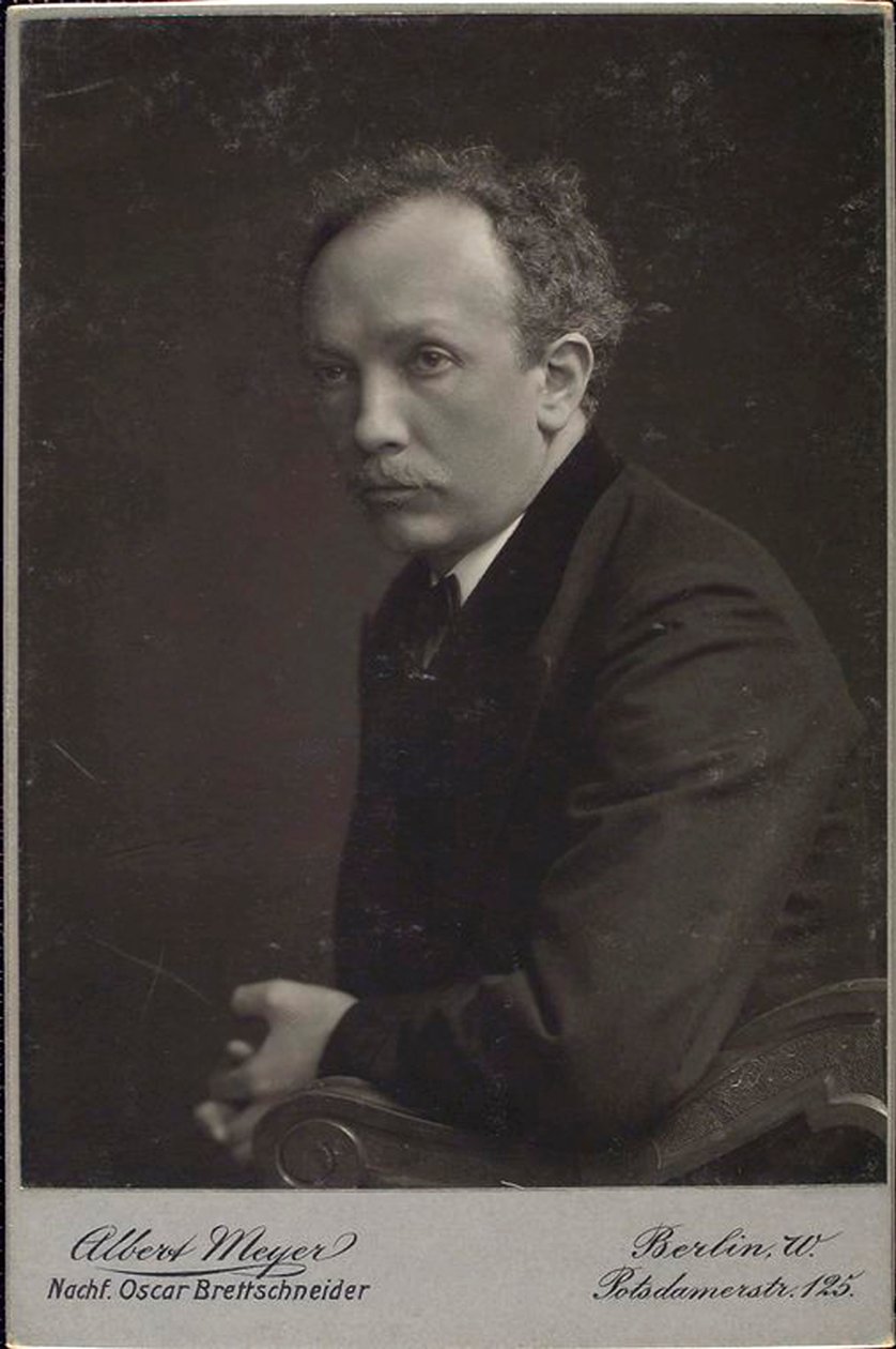 Richard Strauss, compositore tedesco, fine XIX o inizio XX secolo da Albert Meyer