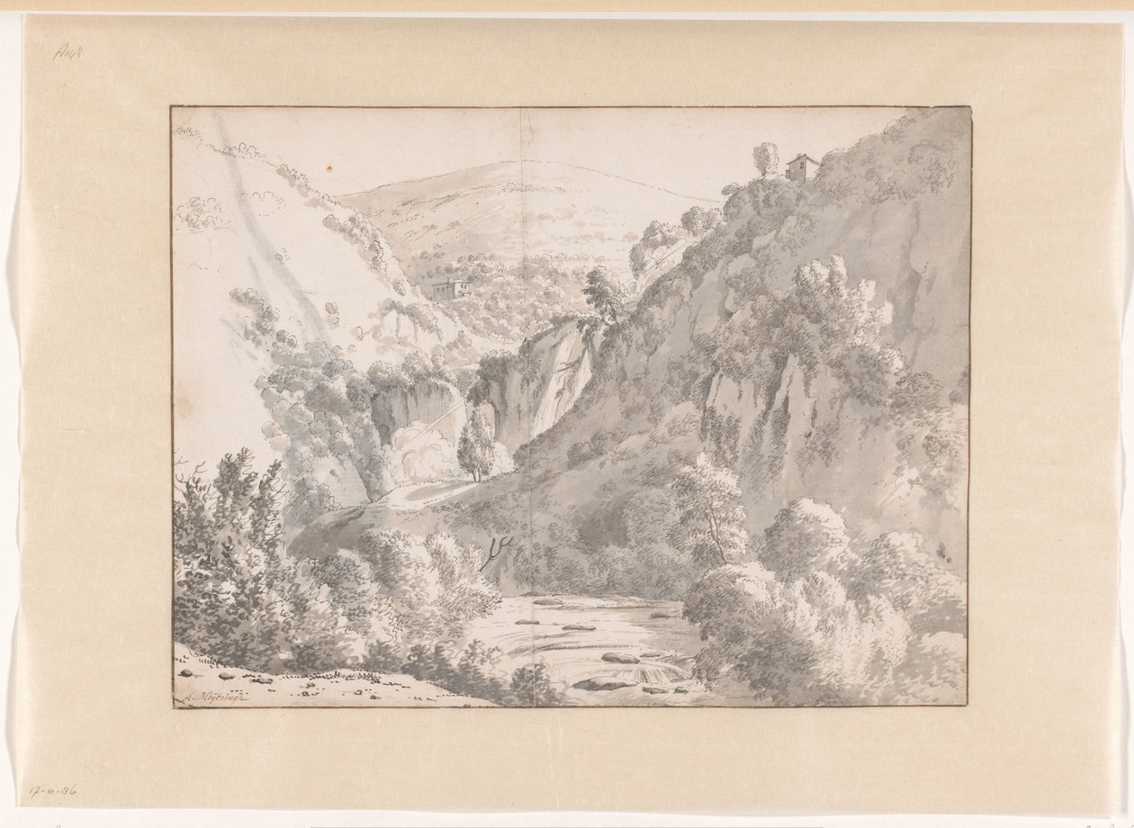 Paesaggio montuoso da Albert Meyering