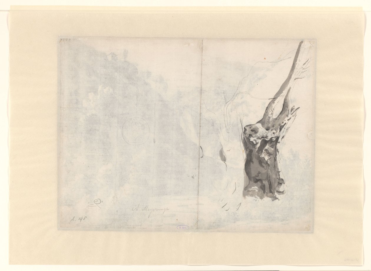 Schizzo di un albero da Albert Meyering
