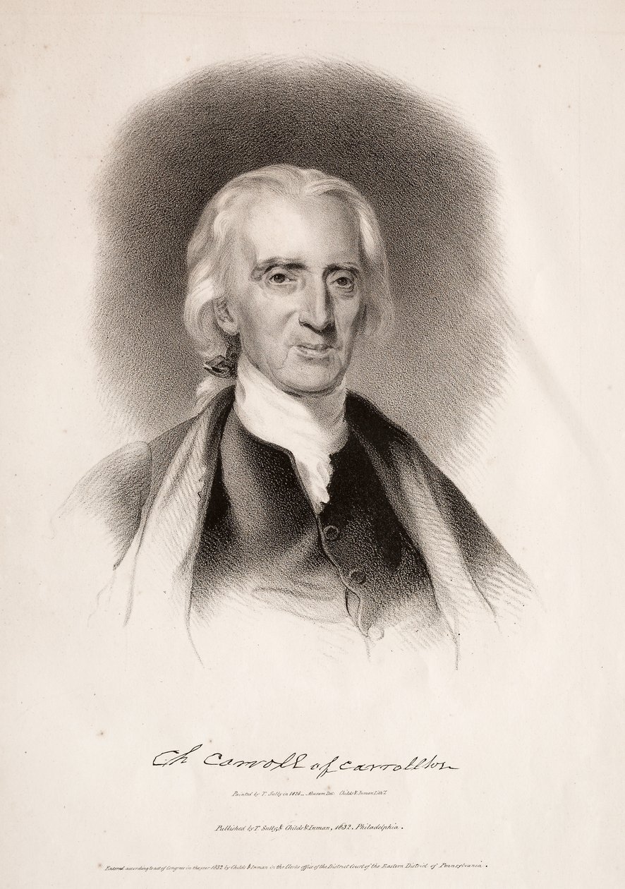 Charles Carroll di Carrollton, Maryland da Albert Newsam
