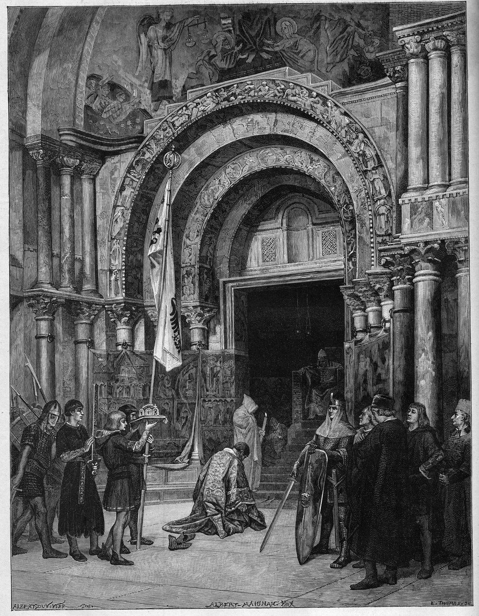 Federico Barbarossa ai piedi del Papa. L