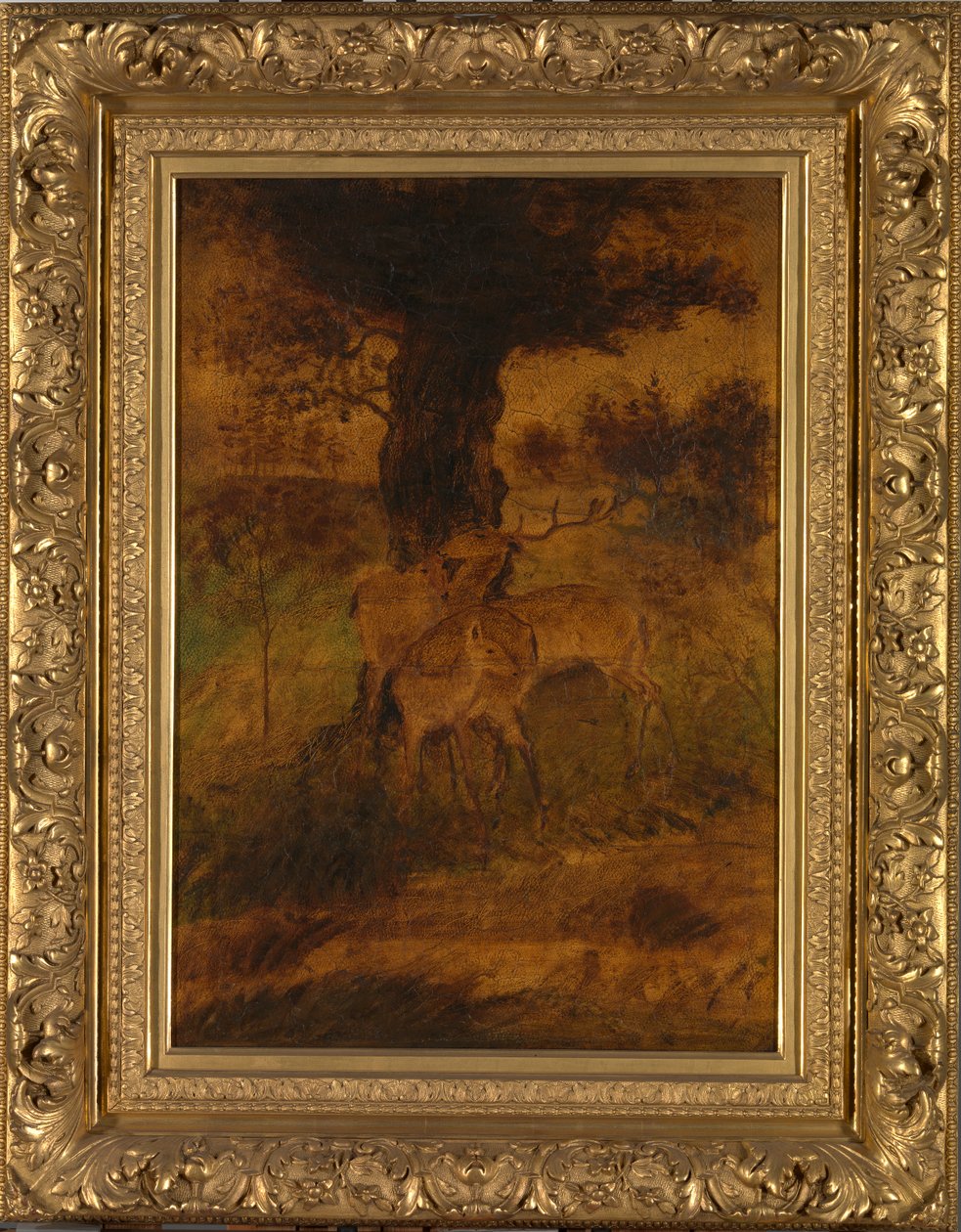 Un cervo e due cerve, ca. 1870s da Albert Pinkham Ryder