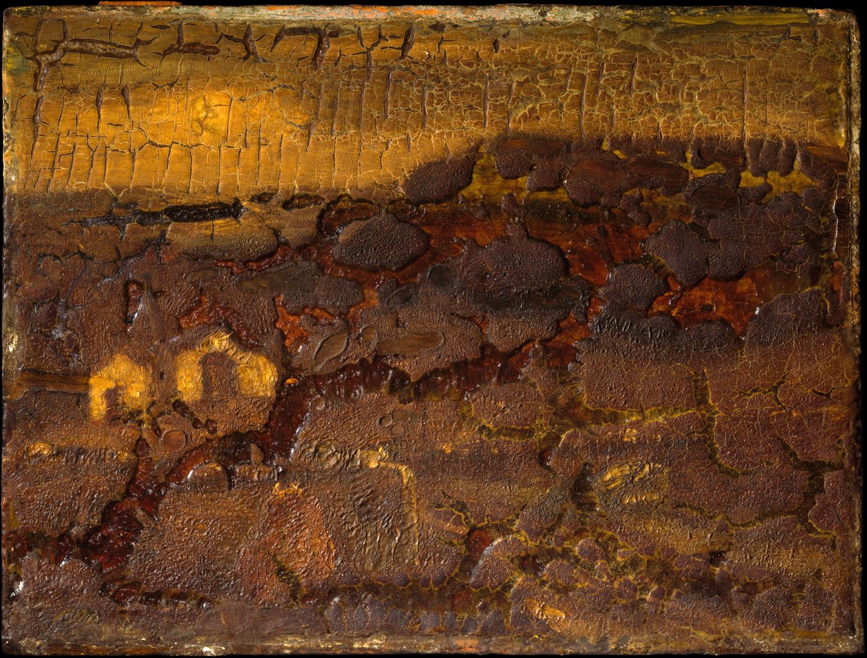 Ora del coprifuoco, entro il 1882 da Albert Pinkham Ryder