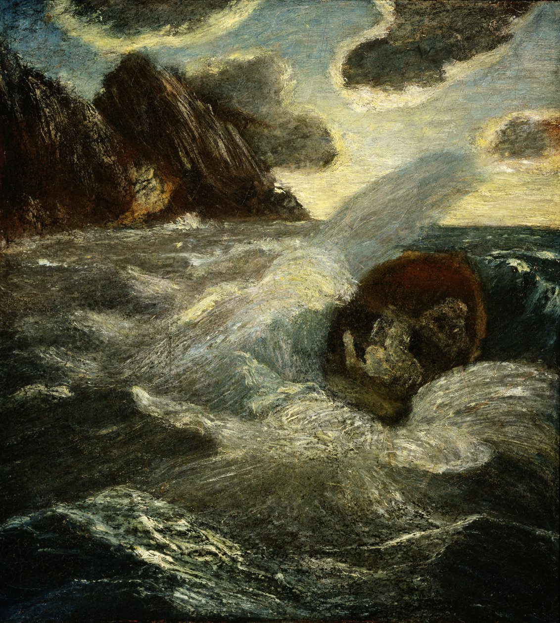 La figlia di Lord Ullin da Albert Pinkham Ryder
