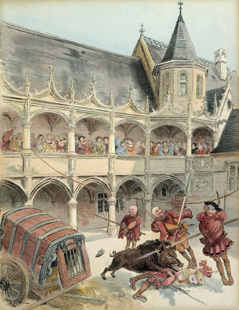 Il cinghiale di Amboise. Durante le celebrazioni dopo l