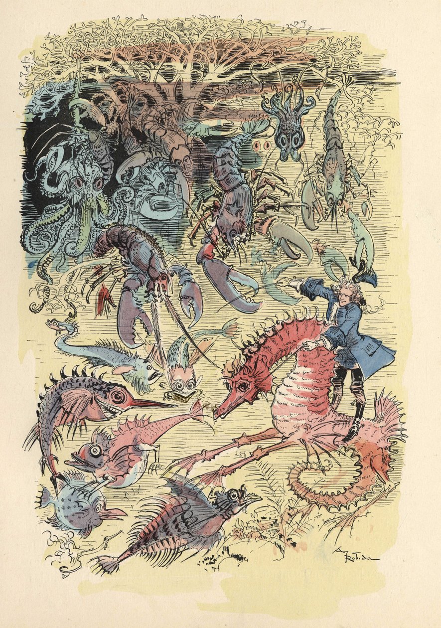 Illustrazione di Albert Robida in 