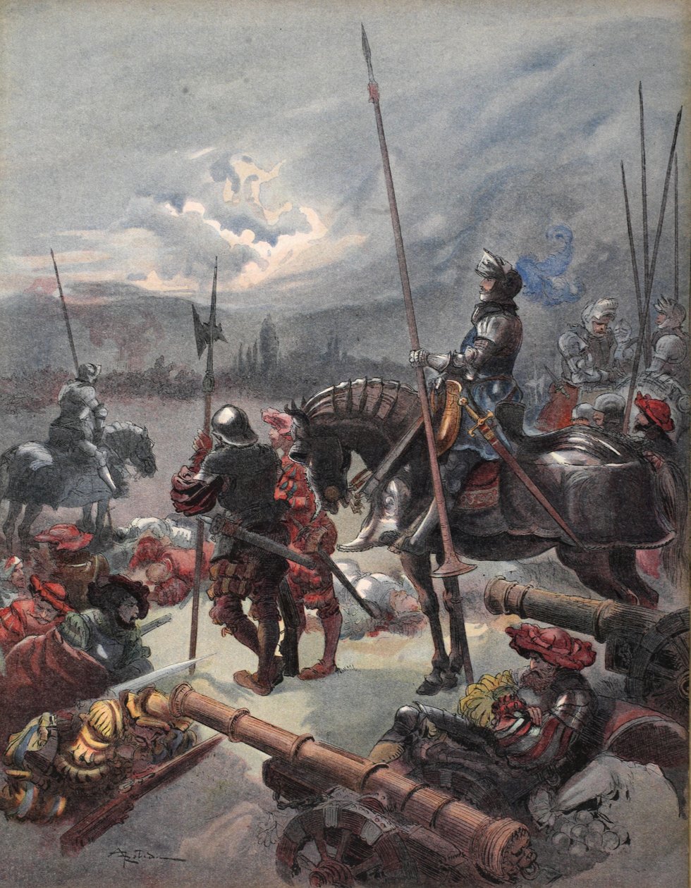 La notte di Marignano, illustrazione da 