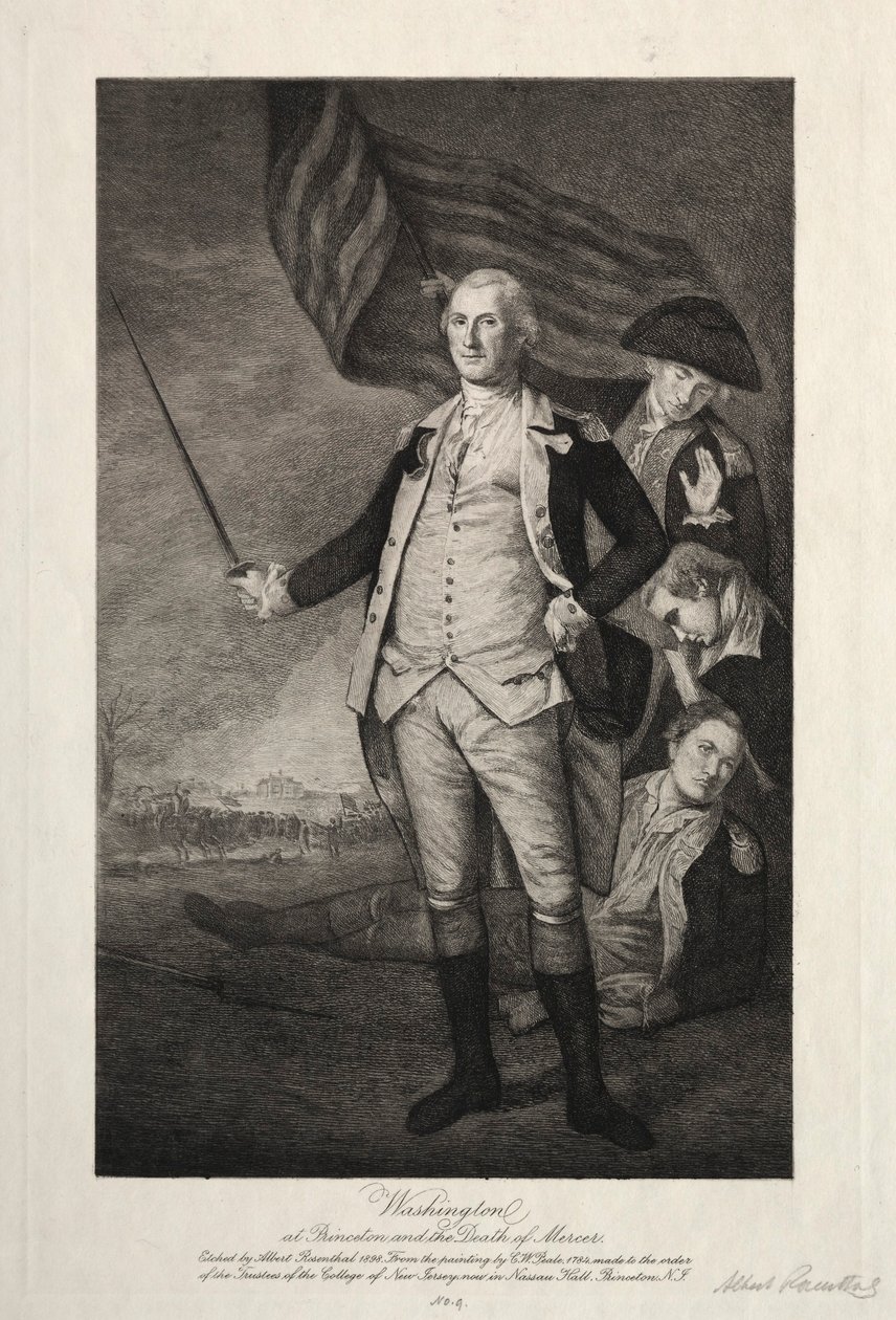 George Washington a Princeton, 1898 da Albert Rosenthal