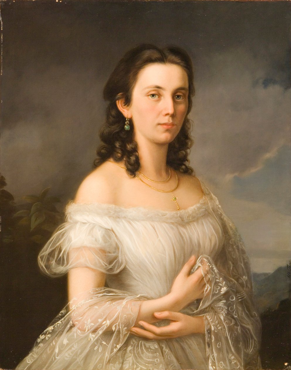 Albert Theer (1815-1902) - Principessa Giulia del Liechtenstein (1817-1895), nata contessa Potocki da Albert Theer