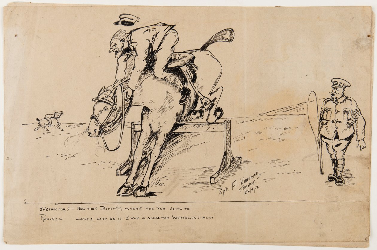 Cartone animato della Prima Guerra Mondiale, 22 settembre 1917 da Albert Warbrick
