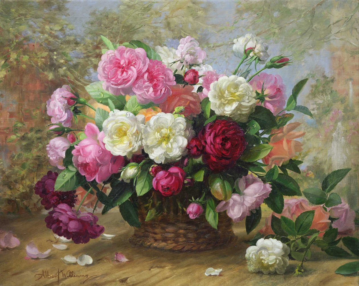 La Bellezza del Cielo in una Rosa Estiva da Albert Williams