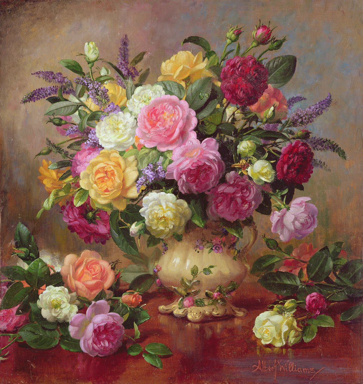 Rose da un giardino vittoriano da Albert Williams