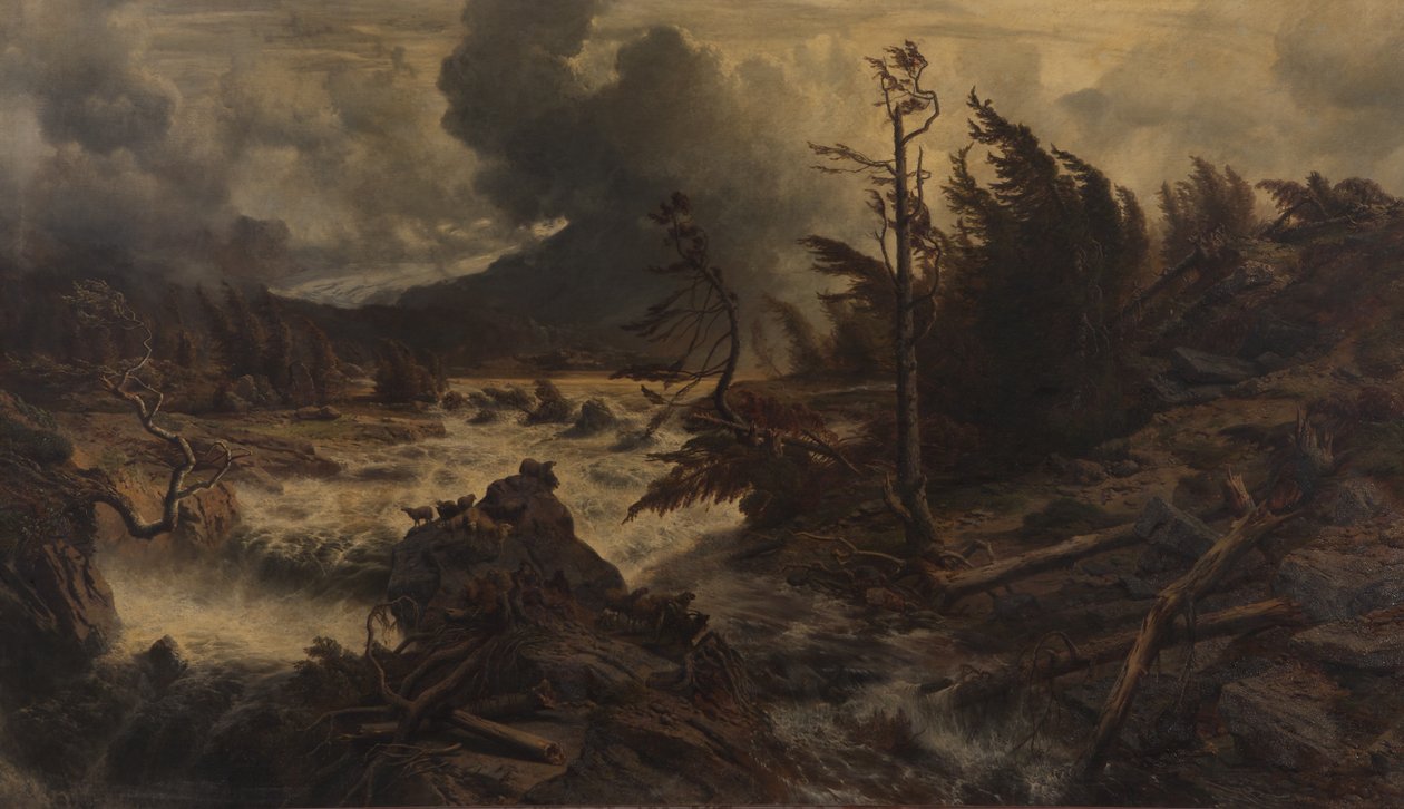 Tempesta in alta montagna da Albert Zimmermann