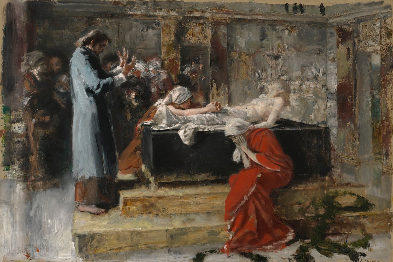 La resurrezione della figlia di Giairo da Albert von Keller