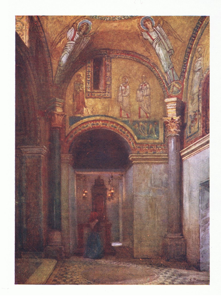 Cappella di San Zeno in S. Prassede, da Roma pubblicato da A & C Black Ltd, 1925 da Alberto Pisa
