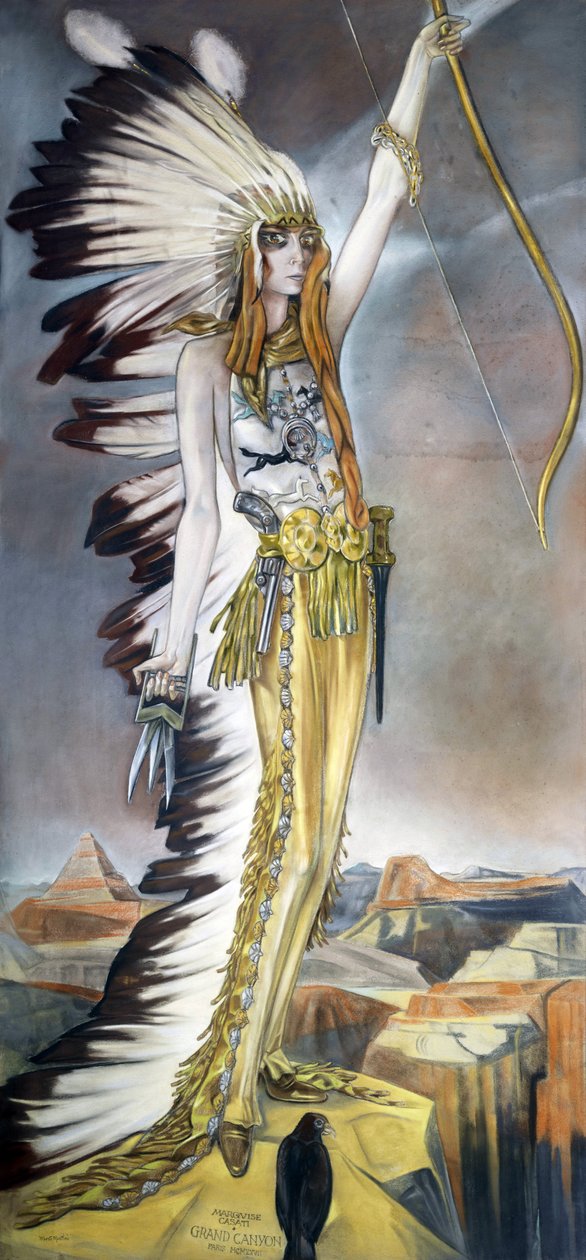 Marchesa Luisa Casati, Grand Canyon da Alberto Martini