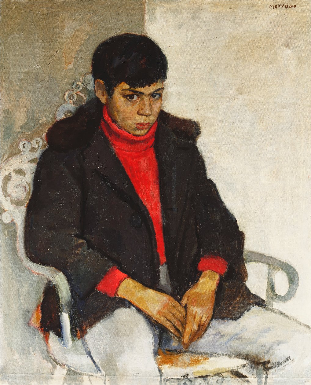 Ritratto di Laurie Morrocco da Alberto Morrocco