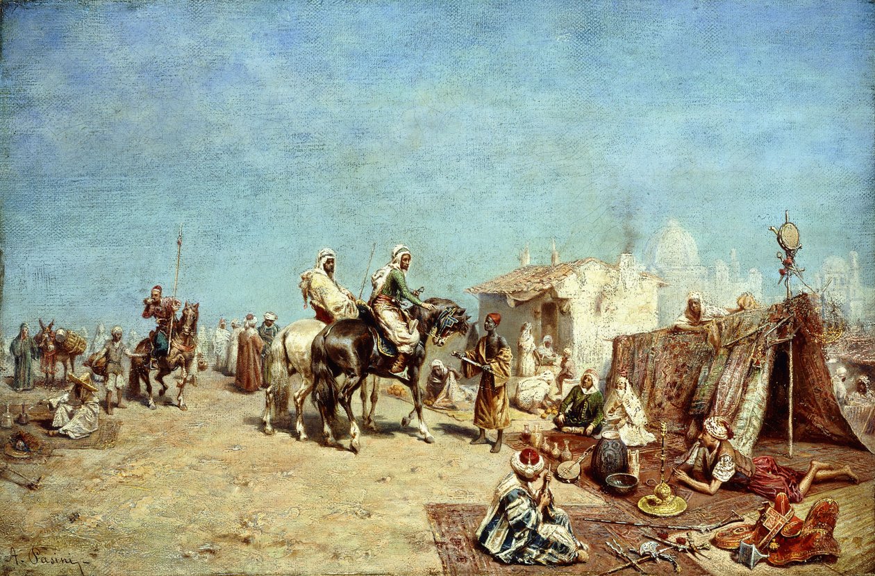 Un accampamento arabo da Alberto Pasini