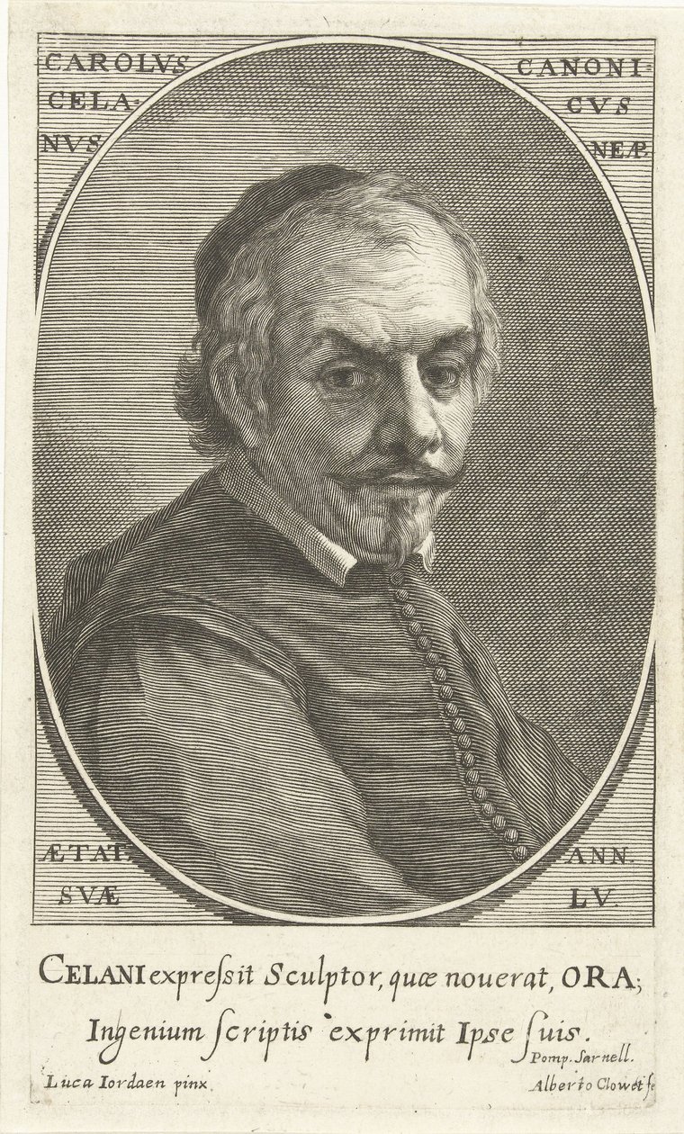 Ritratto di Carolus Celanus da Albertus Clouwet