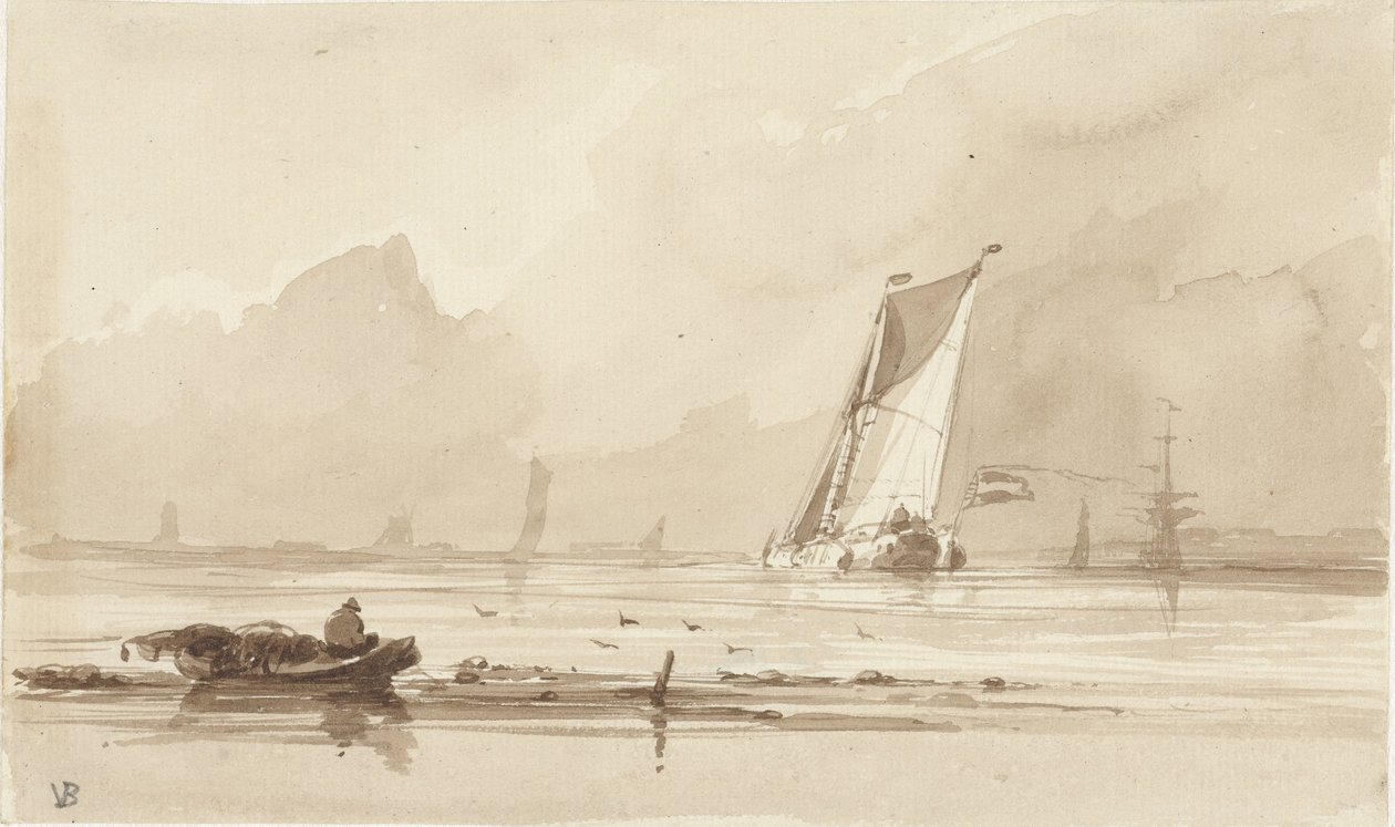 Veduta del mare da Albertus van Beest