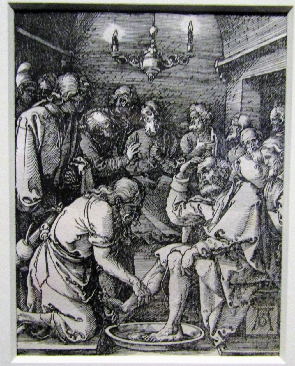 Cristo lava i piedi ai discepoli dalla Piccola Passione da Albrecht Dürer