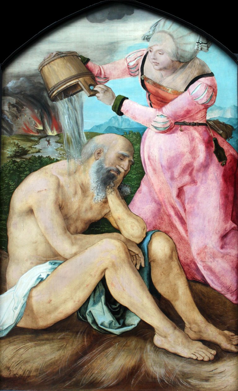 Giobbe sul letamaio da Albrecht Dürer