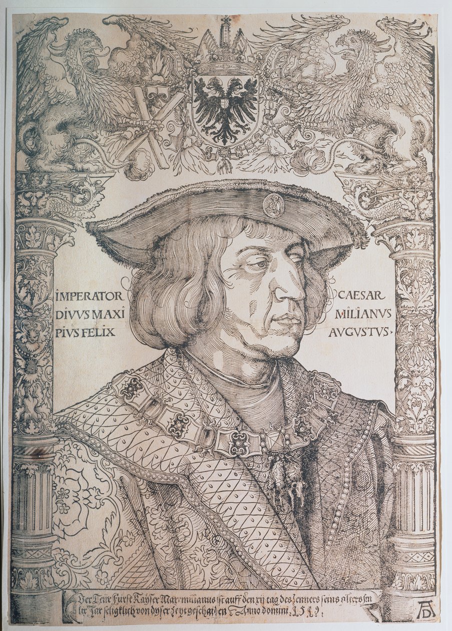 Massimiliano I, imperatore di Germania da Albrecht Dürer