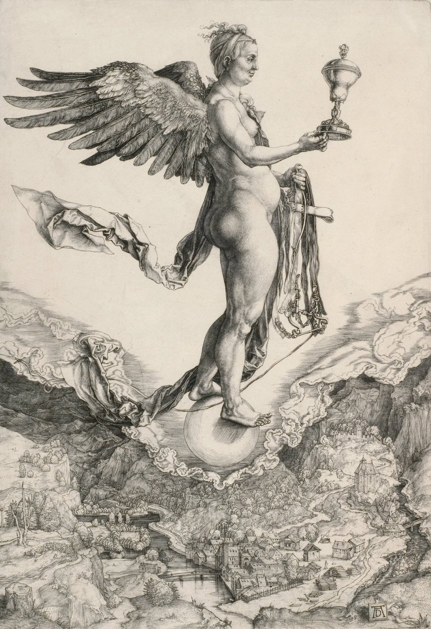 Nemesi (La grande fortuna) da Albrecht Dürer