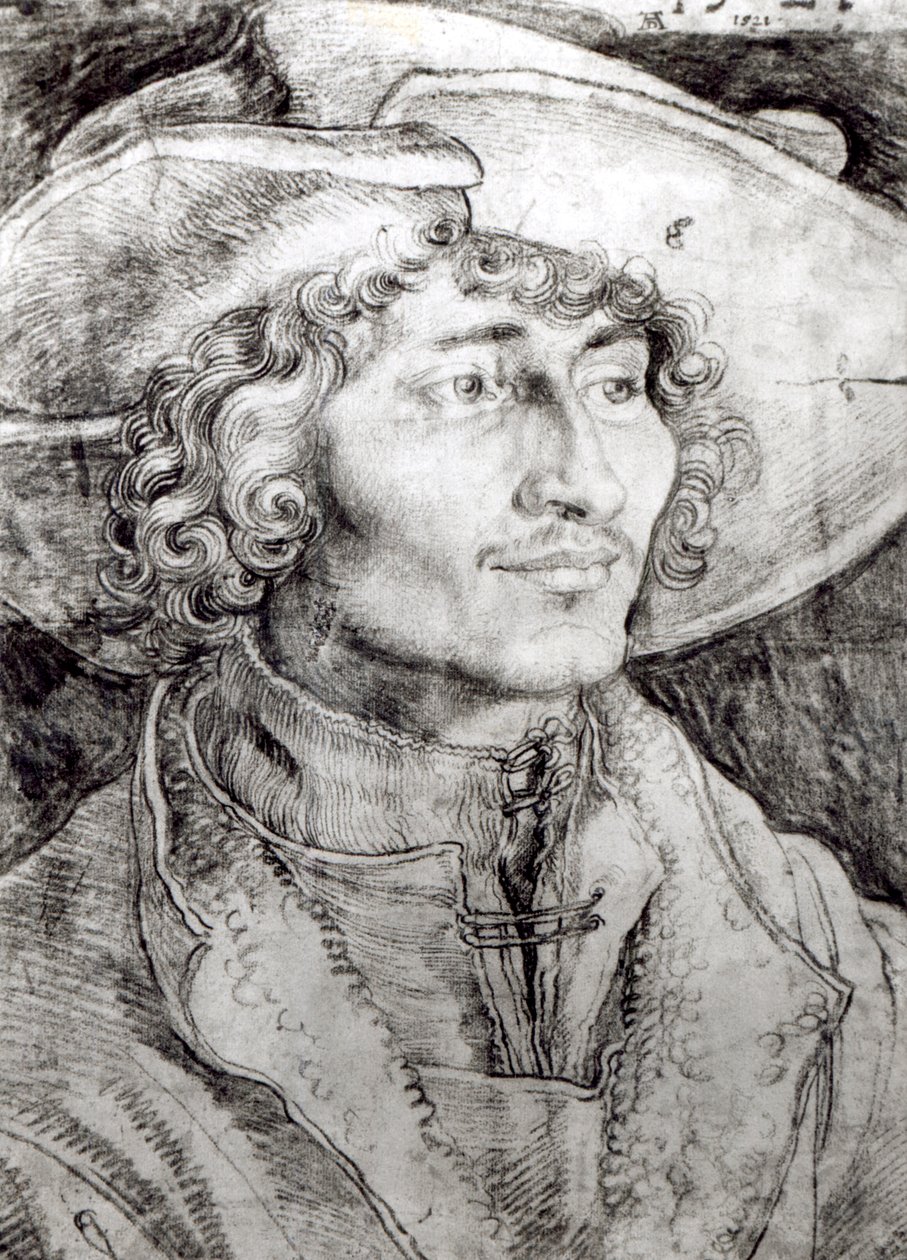 Ritratto di un uomo sconosciuto, 1521 da Albrecht Dürer