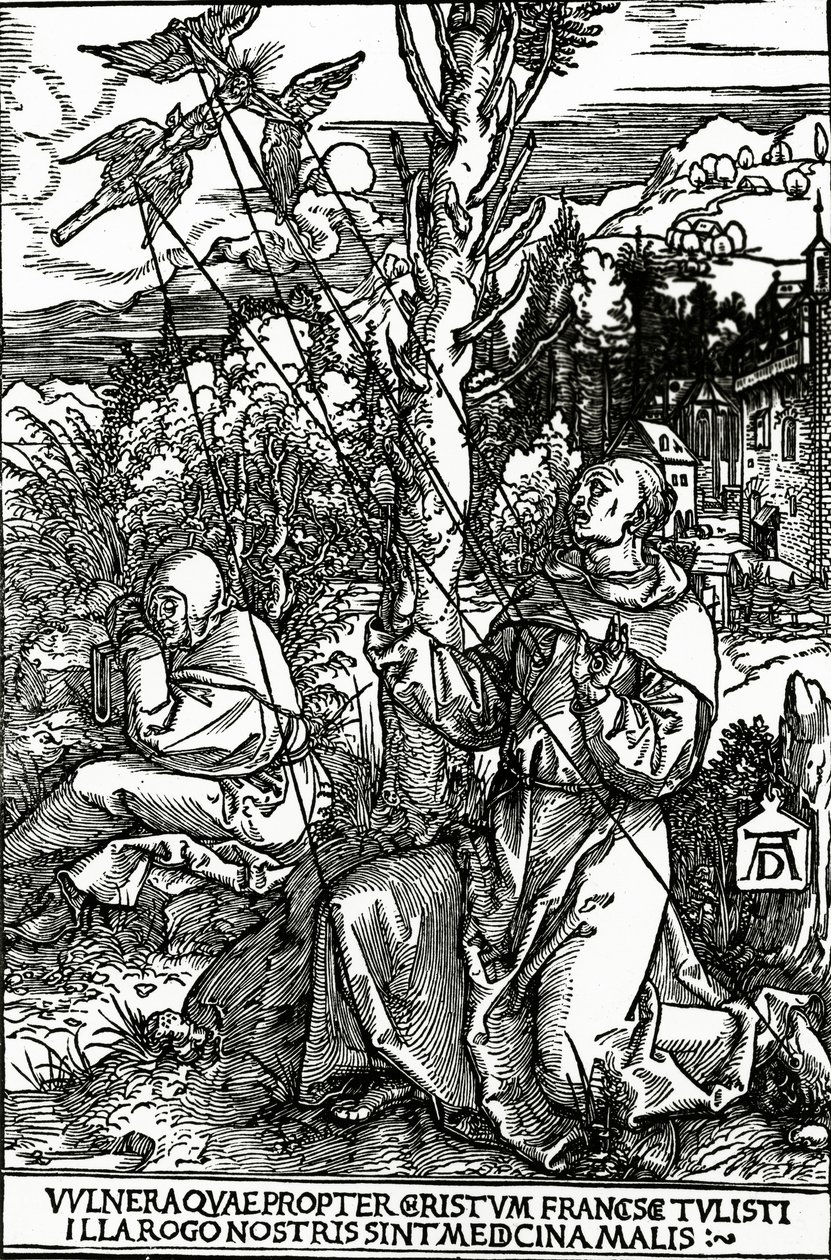 San Francesco riceve le Stimmate da Albrecht Dürer