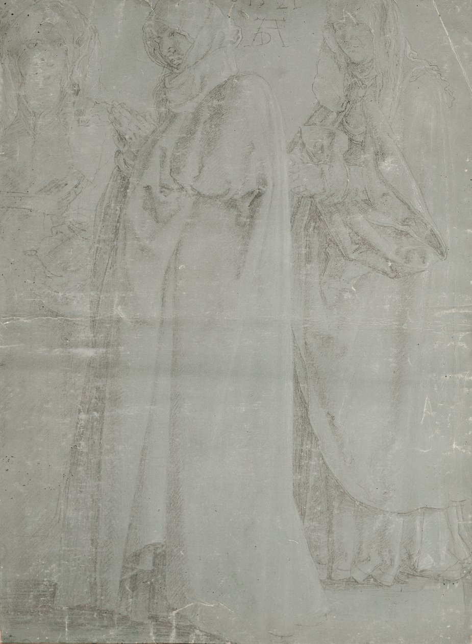 La Vergine e due sante, 1521 da Albrecht Dürer