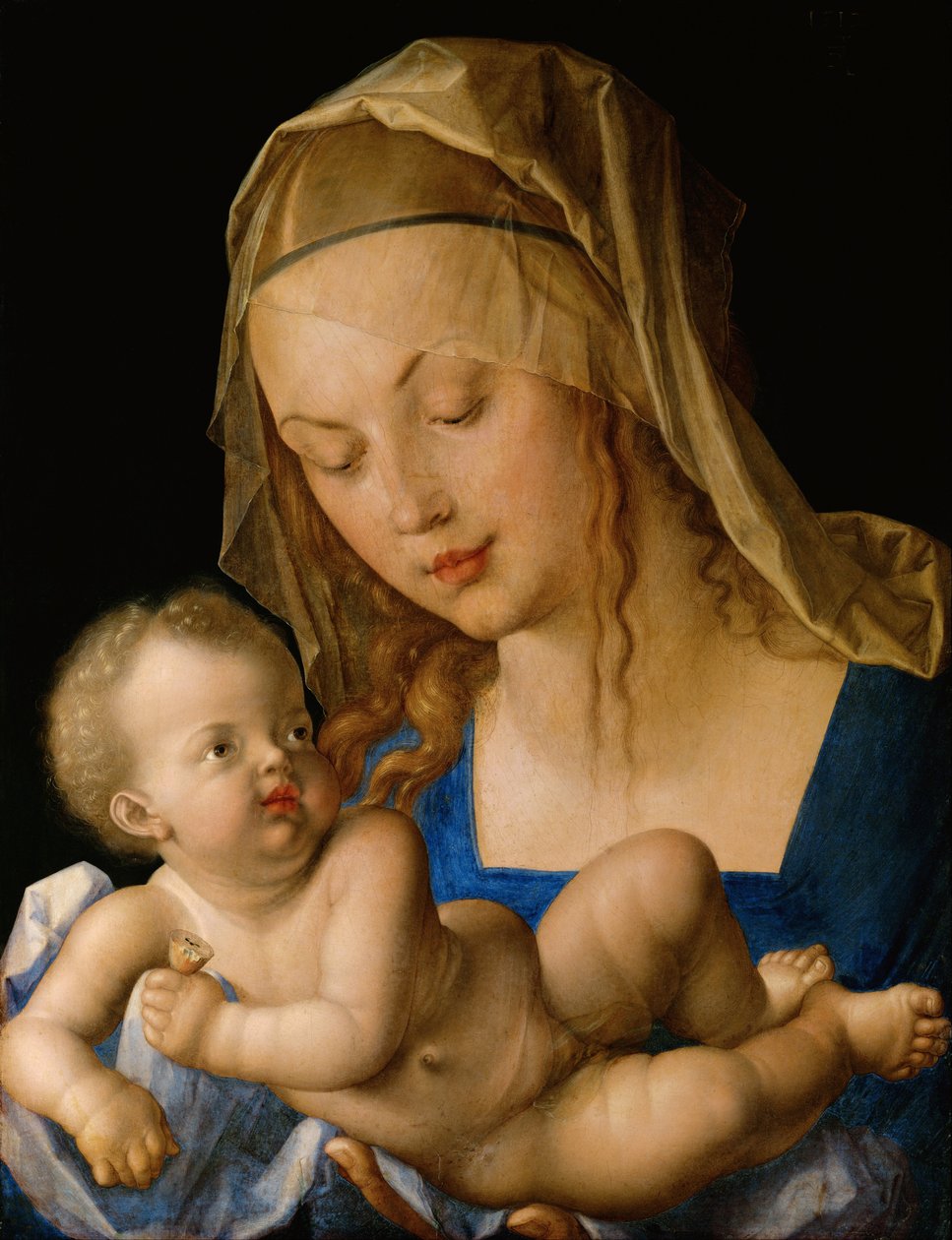 Madonna e bambino con una pera da Albrecht Dürer