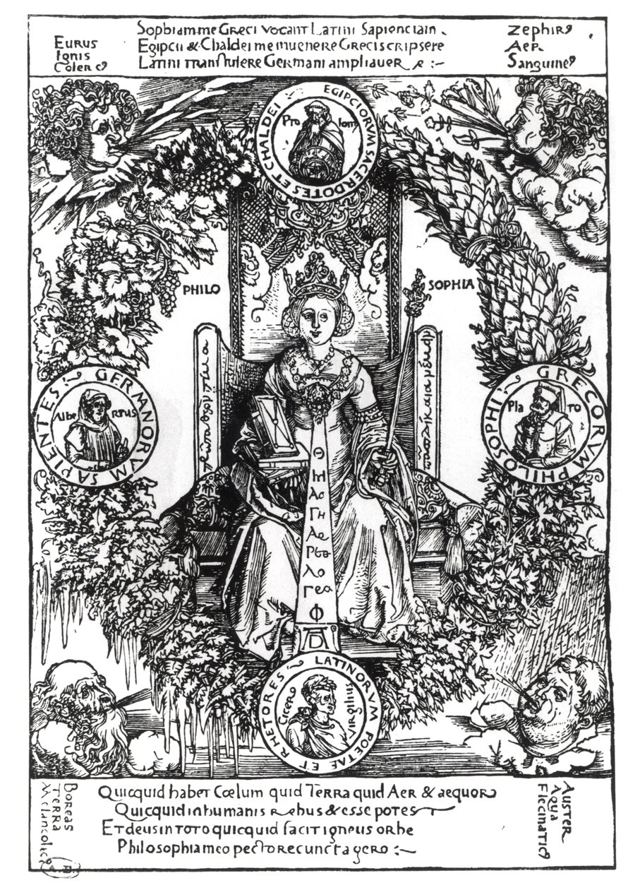 Allegoria della filosofia, 1502 da Albrecht Dürer