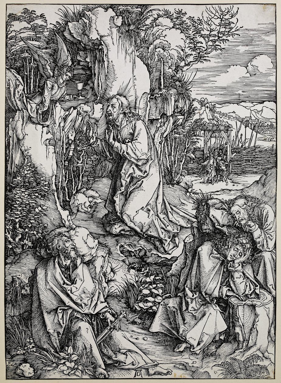 Cristo sul monte degli ulivi, 1496-99 da Albrecht Dürer