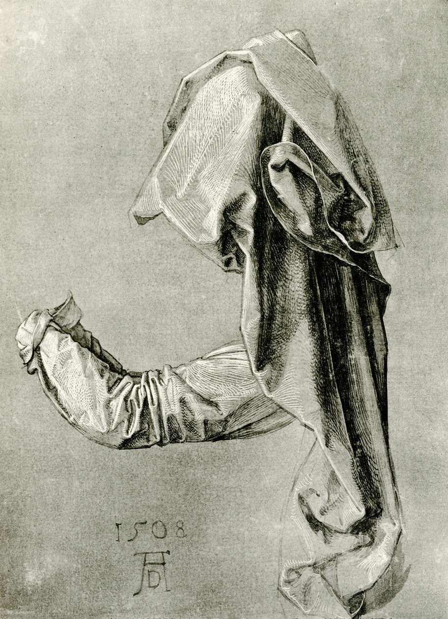 Studio del drappeggio per un apostolo da Albrecht Dürer